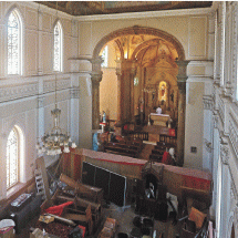 Centenária, Igreja Sagrado Coração de Jesus pede ajuda - LEANDRO COURI/EM/D.A PRESS