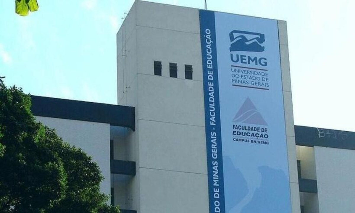 Fachada da Faculdade de Educa&ccedil;&atilde;o da Uemg, em BH -  (crédito: UEMG/Divulga&ccedil;&atilde;o)