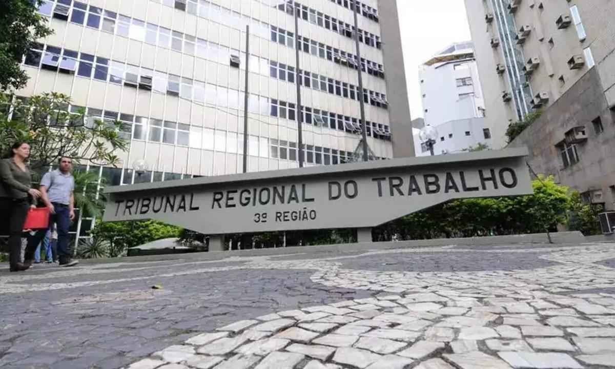 Fachada do TRT-MG, em Belo Horizonte -  (crédito: Marcos Viera/EM/D.A Press)