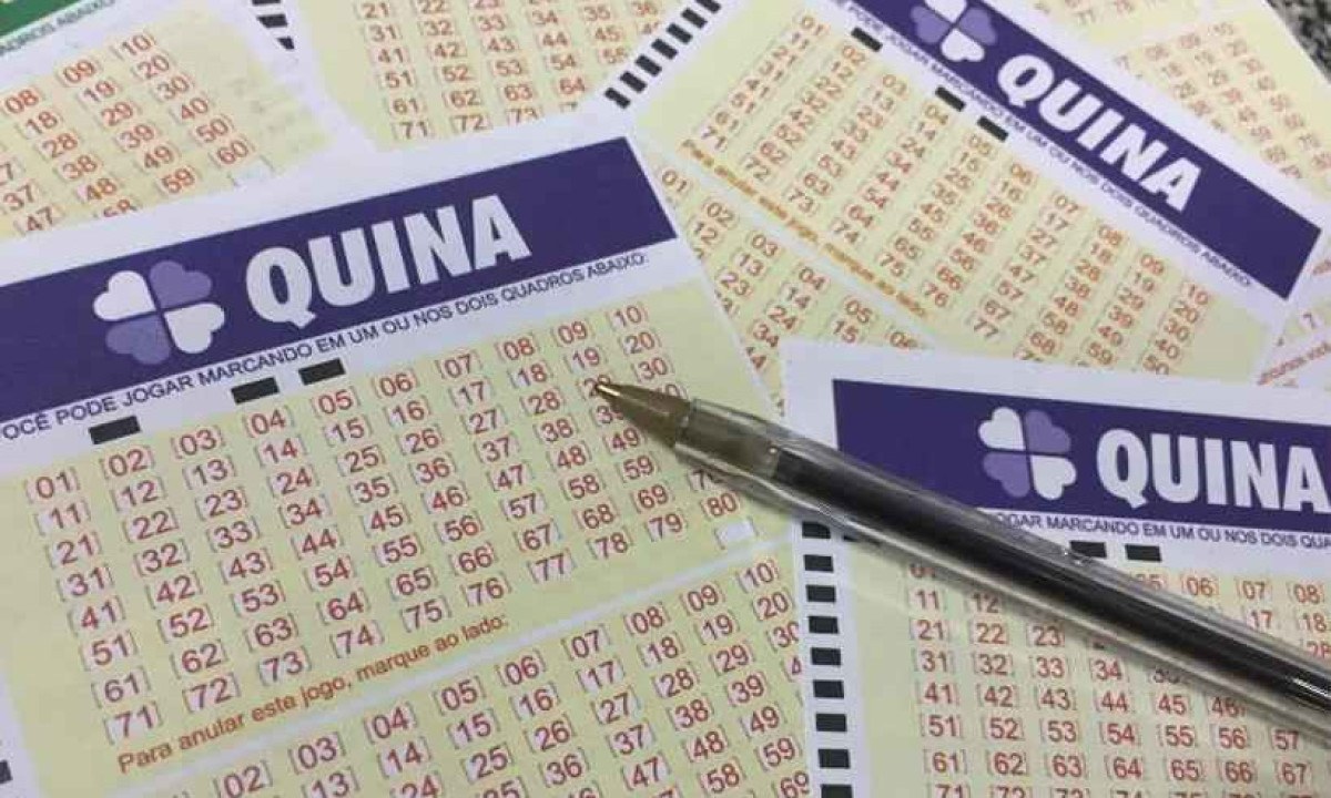 Bilhetes de aposta da Quina -  (crédito: Caixa/Divulga&ccedil;&atilde;o)