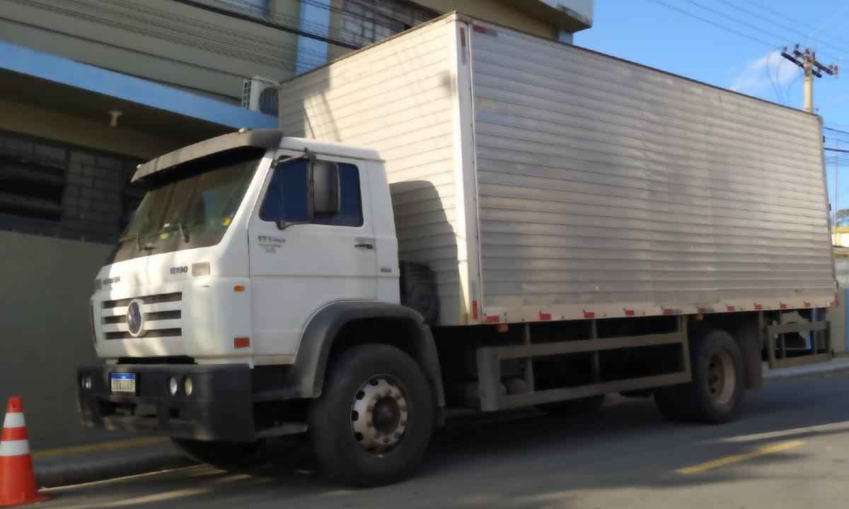 Imagem do caminhão que transportava a droga -  (crédito: Divulgação/Polícia Federal)
