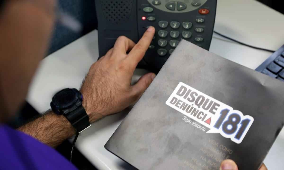 Disque Denuncia 181 -  (crédito: Gil Leonardi/Imprensa MG/Divulga&ccedil;&atilde;o)