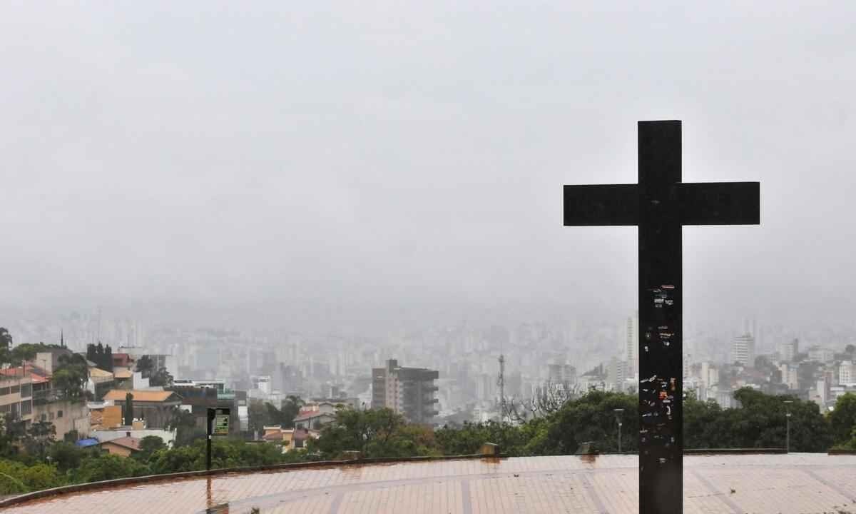 Pra&ccedil;a do Papa teve danos por causa de a&ccedil;&atilde;o de influenciador -  (crédito: Gladyston Rodrigues/EM/D.A Press - 10/10/21)