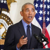 Obama elogia decisão de Biden e diz que Trump não pode voltar a Casa Branca - Mandel Ngan/AFP -  5/5/22