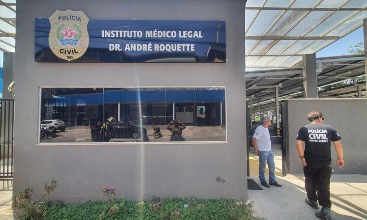 Fachada do IML de BH - (crédito: Leandro Couri / EM / D.A Press)