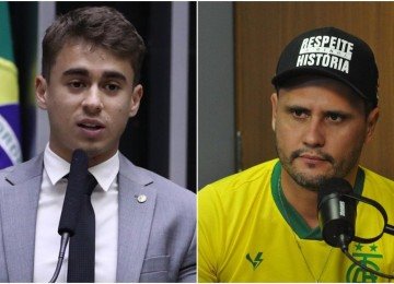Montagem com Cleitinho e Nikolas -  (crédito: Reprodução/Câmara dos Deputados/Gladyston Rodrigues/EM)