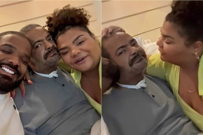 Arlindo Cruz e filhos  -  (crédito: Reprodução/ Instagram )