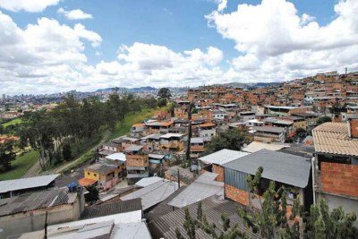 Belo Horizonte - MG. Vista do bairro Cabana do Pai Tomás, onde haverá obras para abrir acessos viários
 -  (crédito: Edésio Ferreira/EM/D.A Press)