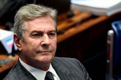 ex-presidente Fernando Collor de Mello  -  (crédito: Evaristo Sá/AFP %u2013  5/9/18)