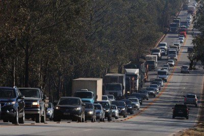 rodovia federal em BH -  (crédito: Jair Amaral/EM/D.A Press)