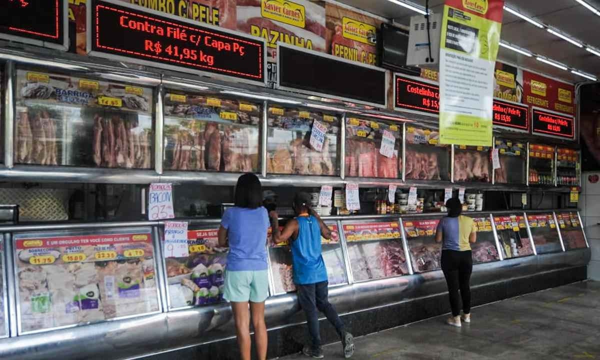 De forma geral, o preço médio da carne em BH aumentou em relação ao início de setembro - (crédito: Leandro Couri/EM/D.A Press)