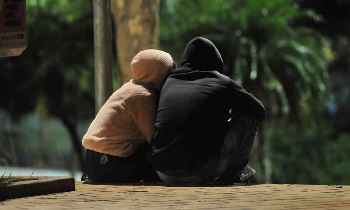 Cidades mineiras t&ecirc;m convivido com frio e baixa umidade relativa do ar -  (crédito: Marcos Vieira/EM/D.A Press)