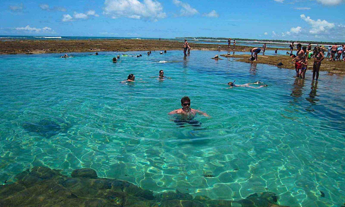 Piscina natural de Porto de Galinhas, em Pernambuco