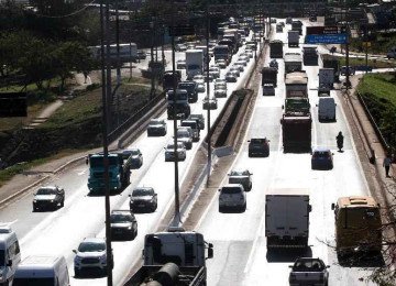 Transito no Anel Rodoviário na região do bairro São Francisco -  (crédito: Jair Amaral/EM/D.A Press)