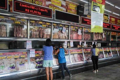 De forma geral, o pre&ccedil;o m&eacute;dio da carne em BH aumentou em rela&ccedil;&atilde;o ao in&iacute;cio de setembro -  (crédito: Leandro Couri/EM/D.A Press)