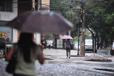 Chuva  -  (crédito: Alexandre Guzanshe/D.A Press/E.M )