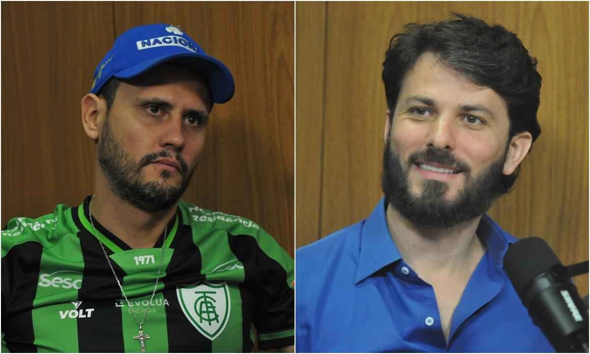 Montagem com Cleitinho à esquerda e Marcelo Aro à direita - (crédito: Gladyston Rodrigues/EM/D.A Press//Alexandre Guzanshe/EM/D.A Press)