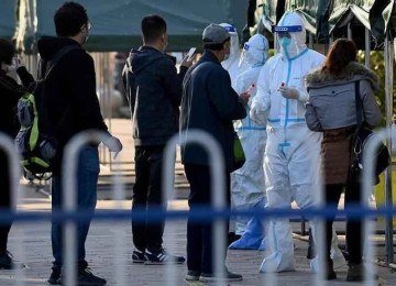 China retomou precauções mesmo com aumento pequeno no número de casos de Covid -  (crédito: Noel Celis/AFP)