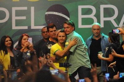 Cleitinho Azevedo e Jair Bolsonaro -  (crédito: Gladyston Rodrigues/EM/D.A Press)