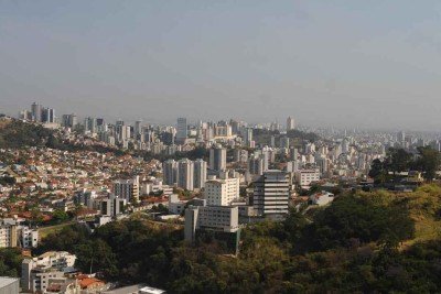 foto ilustrativa de clima, Vista de Belo Horizonte com muito sol e calor
 -  (crédito: Leandro Couri/EM/D.A Press
)