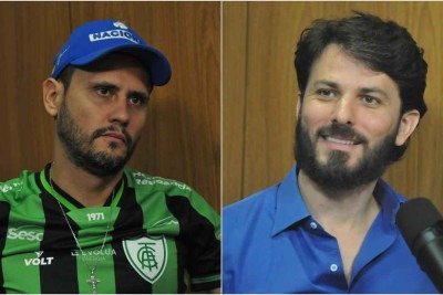Montagem com Cleitinho à esquerda e Marcelo Aro à direita -  (crédito: Gladyston Rodrigues/EM/D.A Press//Alexandre Guzanshe/EM/D.A Press)