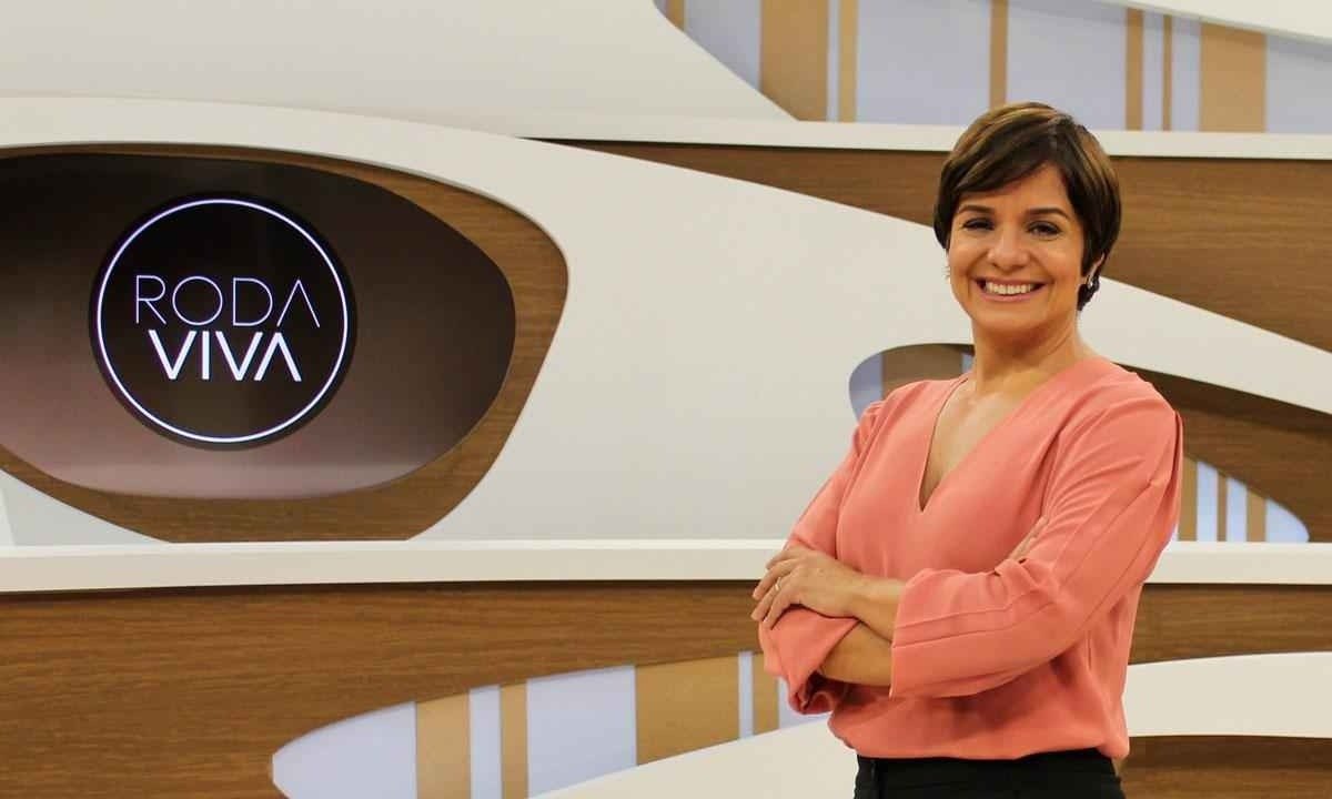 A jornalista e apresentadora Vera Magalhães foi hostilizada pelo presidente Jair Bolsonaro e pelo deputado estadual Douglas Garcia -  (crédito: TV Cultura /divulgação - 14/1/20)