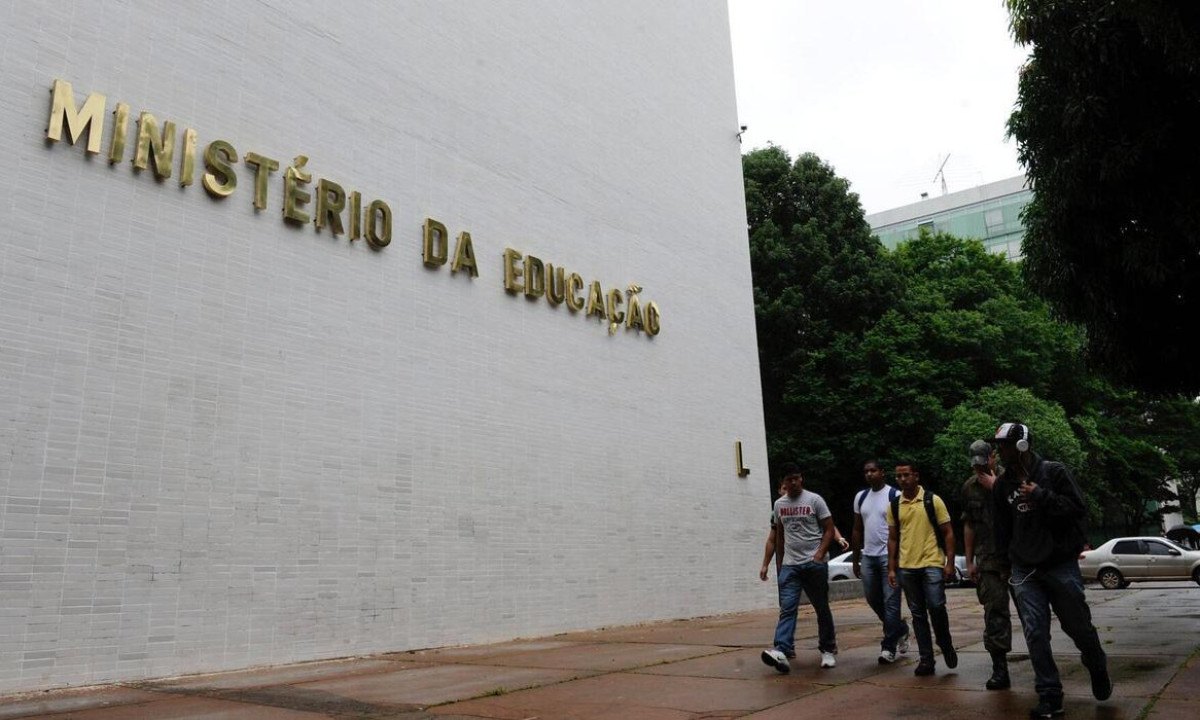 Fachada do Ministério da Educação. -  (crédito: Marcos Oliveira/Agência Senado)