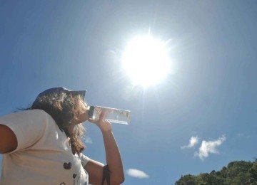 Calor em BH -  (crédito: Leandro Couri /EM/D.A Press)