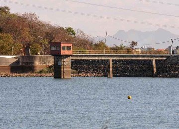 Reservatório Várzea das Flores. -  (crédito: Ramon Lisboa/EM/D.A Press)