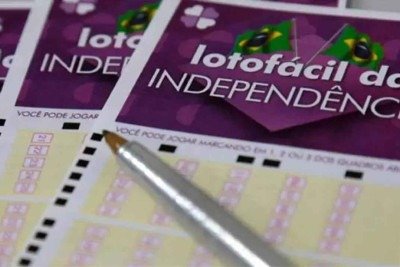 Bilhete da Lotofácil da Independência -  (crédito: Agência Brasil)