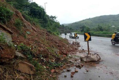 risco de deslizamento em oito regionais de BH -  (crédito: Jair Amaral /EM/D.A Press)