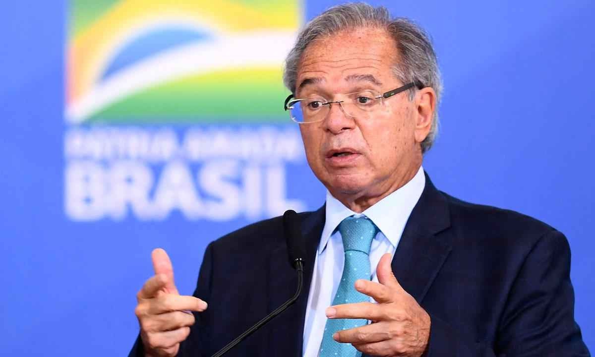 Paulo Guedes - (crédito: Evaristo Sá/AFP %u2013 10/2/22
)