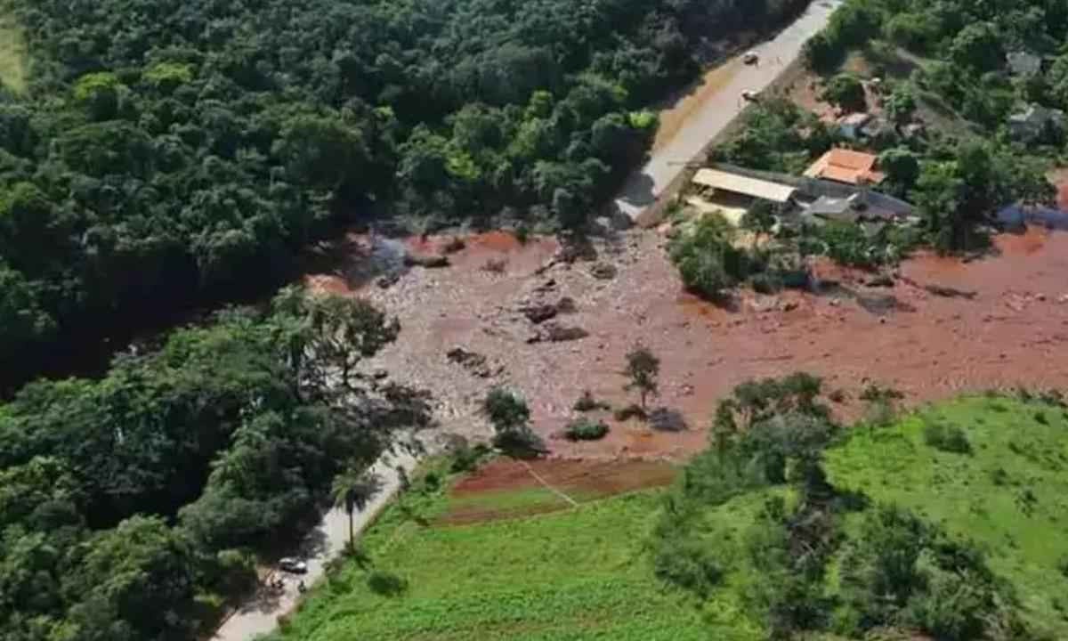 Rompimento de rejeitos de barragem da mineradora Vale, em Brumadinho, na Grande BH em janeiro de 2019 -  (crédito: Gladyston Rodrigues/EM/D.A press)