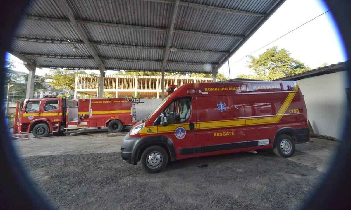 Viaturas do Corpo de Bombeiros - (crédito: Marco Evangelista/Imprensa MG)