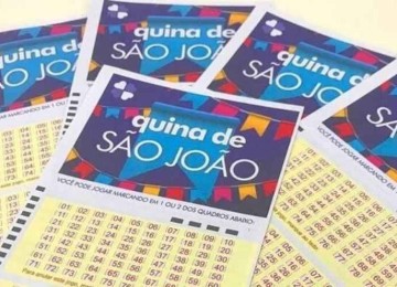 Bilhete da Quina de São João -  (crédito: Reprodução)