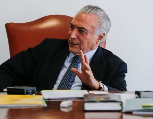 O ex-presidente Michel Temer disse não poder detalhar o conteúdo do encontro em Brasília por razões de confidencialidade profissional  -  (crédito: Carolina Antunes/PR)