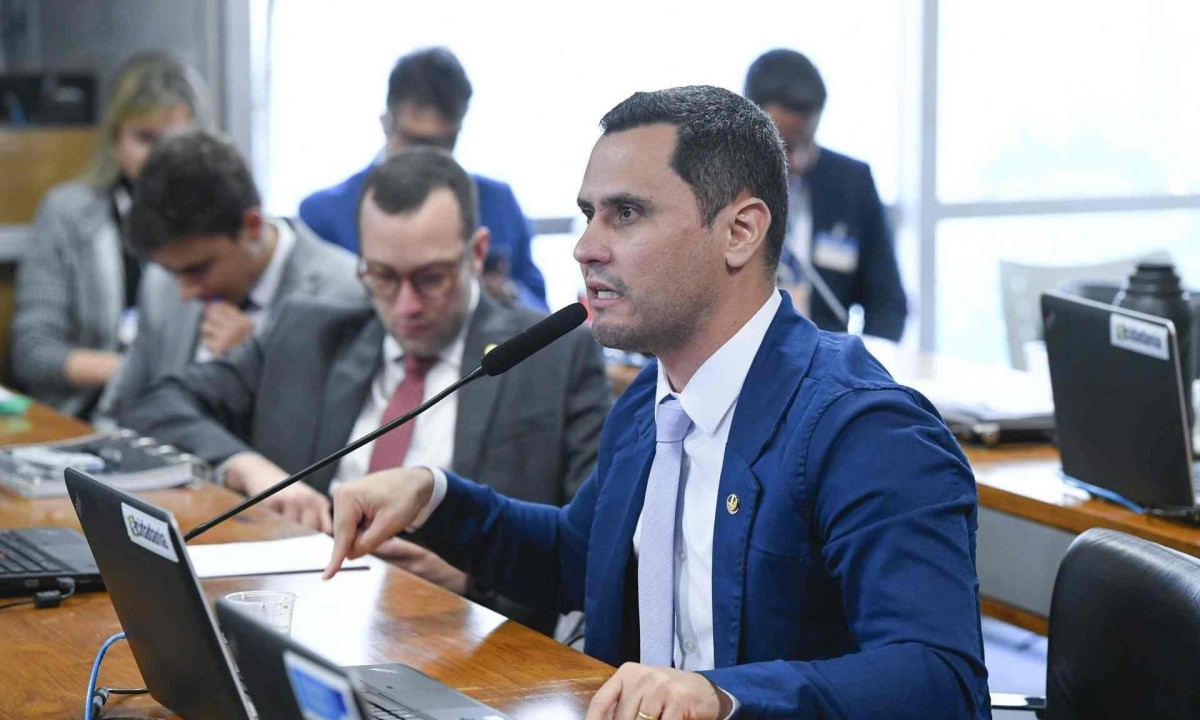 PL foi apresentado pelo senador Cleitinho (Republicanos-MG)     -  (crédito:  Marcos Oliveira/Agência Senado)