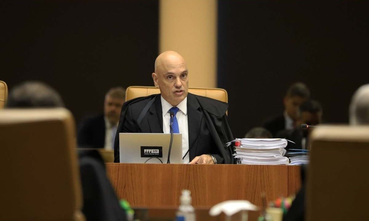 Moraes disse que golpistas tramavam enforc&aacute;-lo na Pra&ccedil;a dos Tr&ecirc;s Poderes -  (crédito: Rosinei Coutinho/SCO/STF)