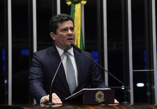 Em discurso, à tribuna, senador Sergio Moro (União-PR).

Foto: Jefferson Rudy/Agência Senado
     -  (crédito: Jefferson Rudy/Agência Senado)