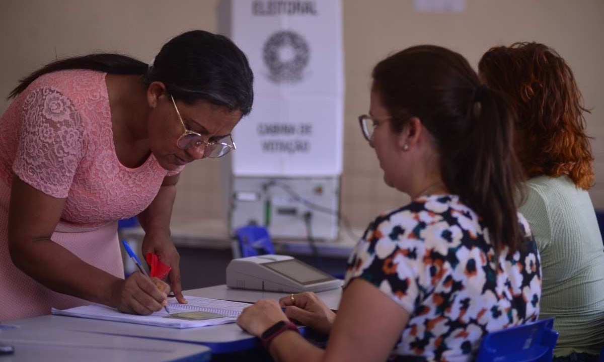 Eleições para Conselho Tutelar - votação na Escola Cívico-Militar - CED 01 Estrutural -  (crédito:  Ed Alves/CB/DA.Press)