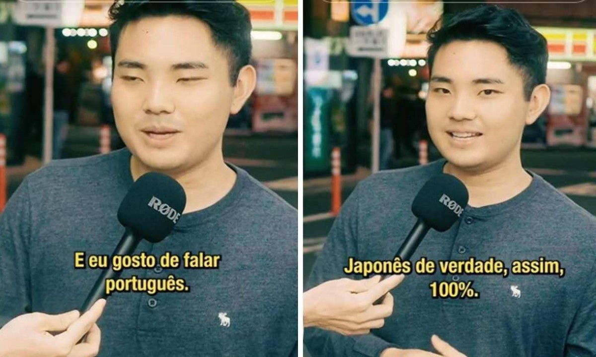  Japonês conta como aprendeu português -  (crédito: TikTok / Samurai Life)