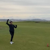 Catherine Zeta-Jones marca no golfe e comemora nas redes sociais - Reprodução Instagram