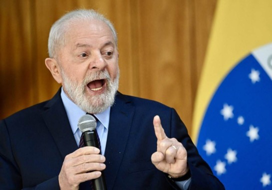 presidente Luiz Inácio Lula da Silva (PT) voltou a criticar nesta terça-feira (14) Israel por seus ataques à Faixa de Gaza -  (crédito: EVARISTO SA / AFP)