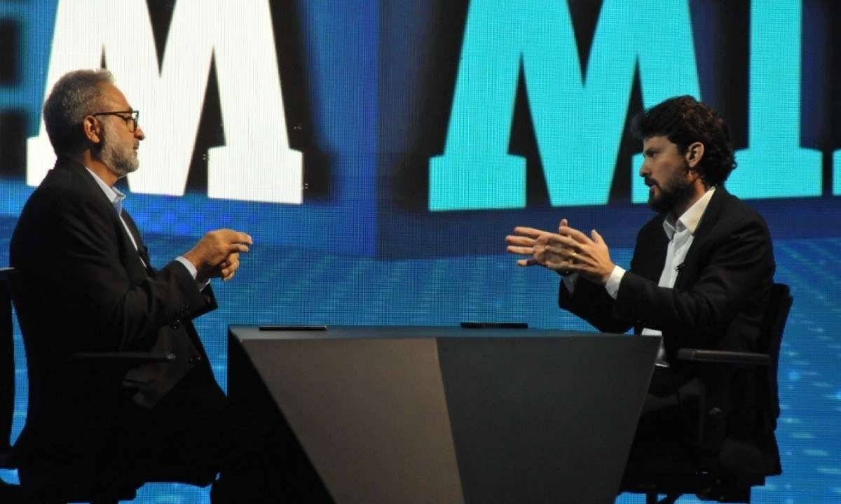 O secretário de Estado de Casa Civil no Governo de Minas, Marcelo Aro (PP-MG), foi o convidado da vez do "Em Minas", programa da TV Alterosa, Estado de Minas e Portal UAI que foi ao ar na noite de ontem -  (crédito: GLADYSTON RODRIGUES/EM/D.A PRESS)