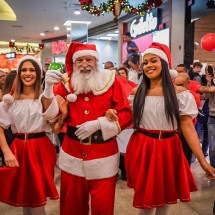 Shoppings de BH inauguram decoração de Natal com a presença do Papai Noel - Divulgação/Shopping Estação BH