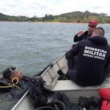 Corpo de jovem que se afogou em represa de Nazareno é encontrado - CBMMG/Divulgação 
