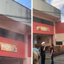 Restaurante no Padre Eustáquio pega fogo, e duas pessoas são transferidas para hospital - CBMMG