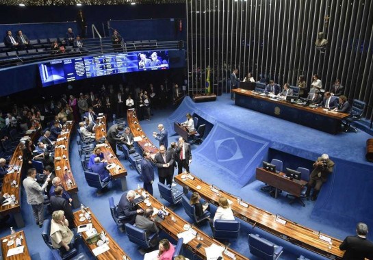 Combate as fake news durante os período eleitoral não foi tratado pelo Congresso Nacional, o TSE aprovou resoluções para vetar disparos em massa de mensagens e publicação de notícias sabidamente inverídicas -  (crédito:  Jonas Pereira/Agência Senado)