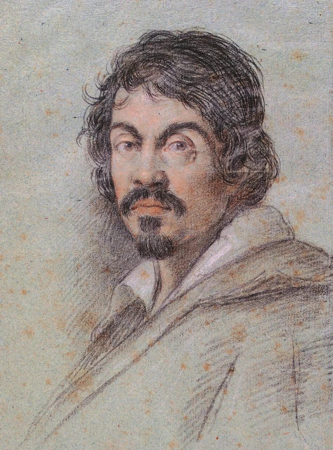 Caravaggio: O genial pintor ‘maldito’ que chocou a sociedade - Retrato de Caravaggio feito por Ottavio Leoni- domínio público