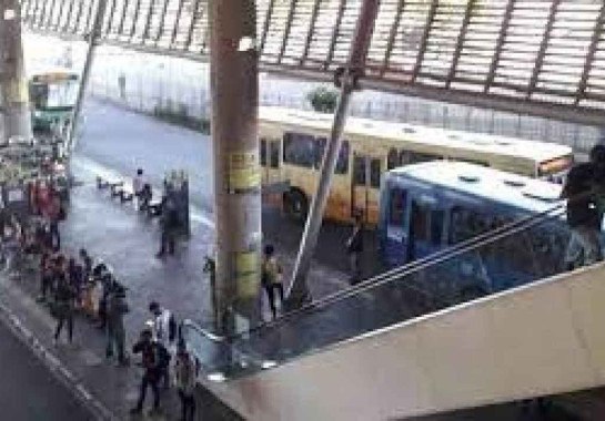 Administração das escadas rolantes da Estação São Gabriel é dividida entre BHTrans, Metro BH e DER -  (crédito: Jair Amaral/EM/D. A. Press)